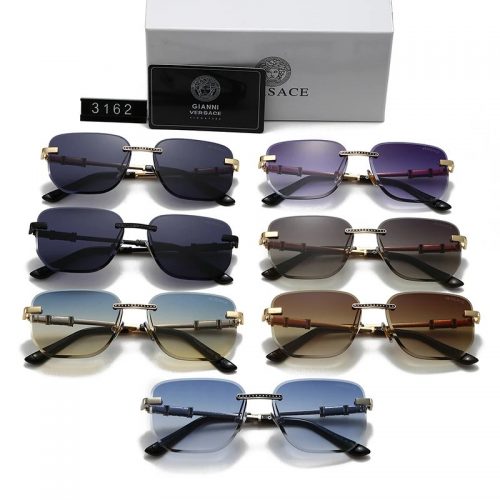 Versace 3162 Rimless Sunglasses Multicolor