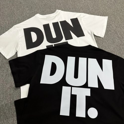 Nike Just Do It Graphic Tee Casual T-Shirt Black and White