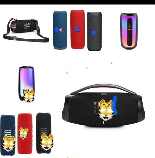 JBL Flip and Boombox Portable Bluetooth Speakers Multicolor