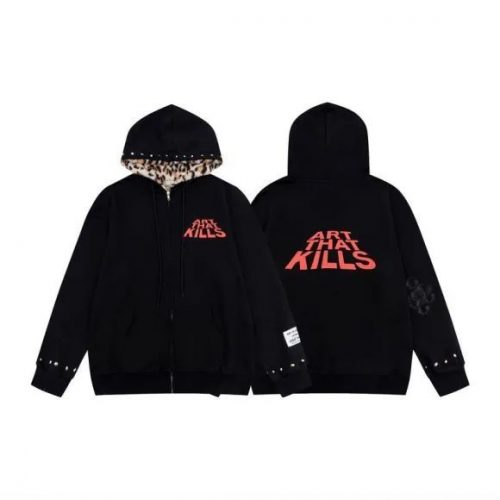 Gallery Dept. Art That Kills Zip-Up Hoodie Casual Black