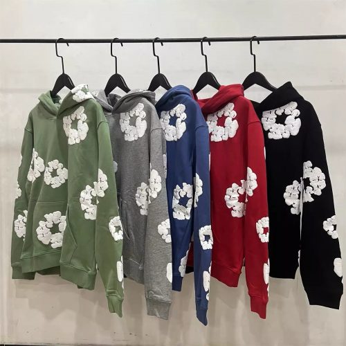 Denim Tears Floral Hoodie Casual Sweatshirt Multicolor