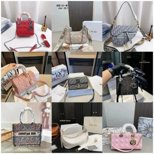 Dior Collection Assorted Handbag Luxury Shoulder Bag Multicolor