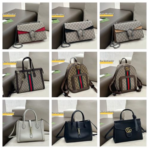 Gucci Dionysus and GG Ophidia Iconic Canvas Handbag Collection Multicolor