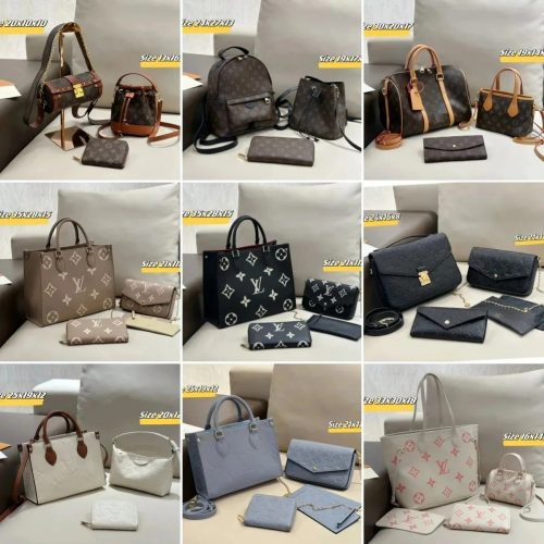 Louis Vuitton LV Monogram and Empreinte Iconic Handbag Collection Multicolor