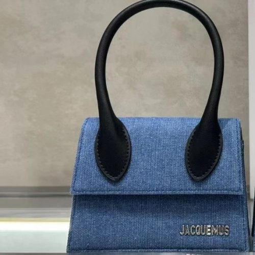 Jacquemus Le Chiquito Mini Denim Handbag Blue