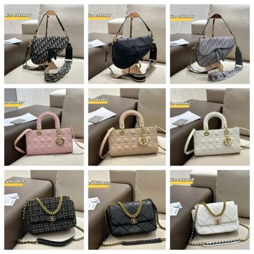 Dior Saddle Bag Classic Shoulder Bag Multicolor