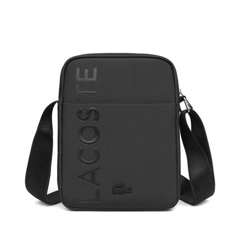 Lacoste Vertical Camera Bag Minimalist Crossbody Bag Black