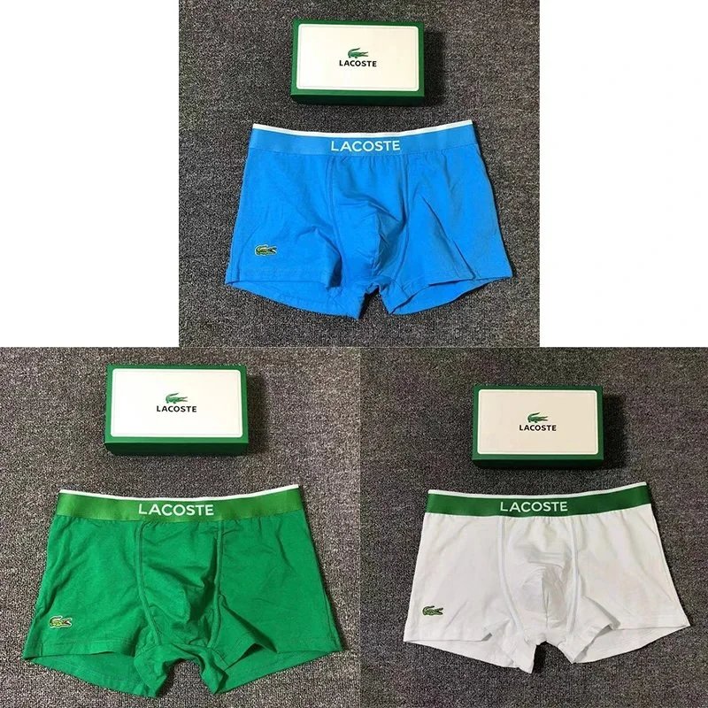 LACOSTE 白+蓝+绿 礼盒装 LACOSTE 白+蓝+绿 礼盒装