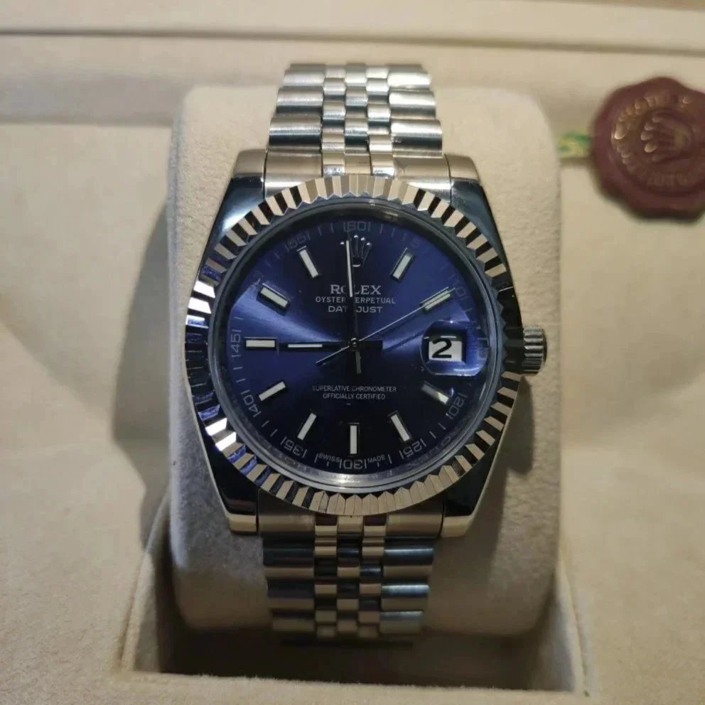 钢带蓝面(条丁刻度)*Top quality 钢带蓝面(条丁刻度)*Top quality