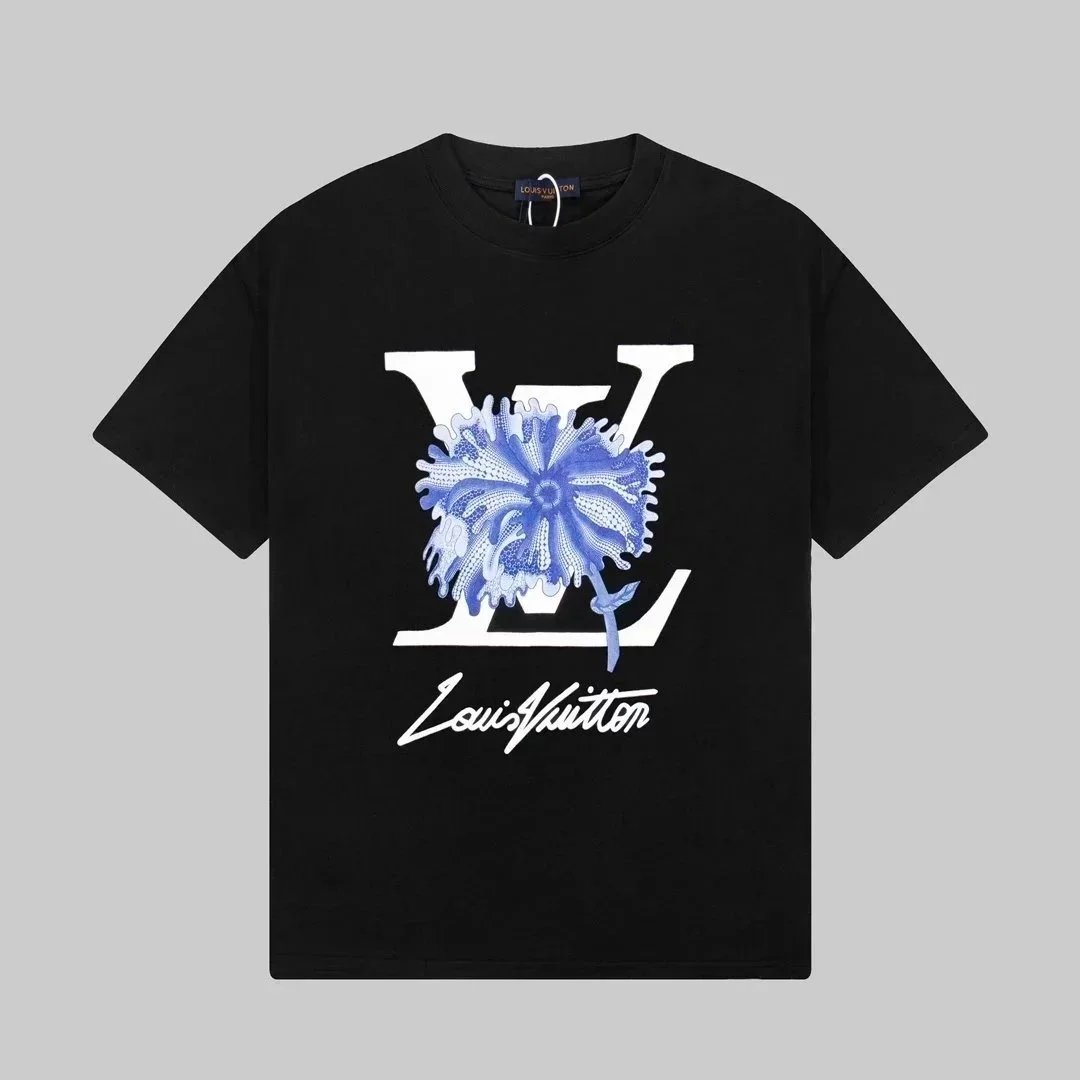 黑色蓝花标002 黑色蓝花标002