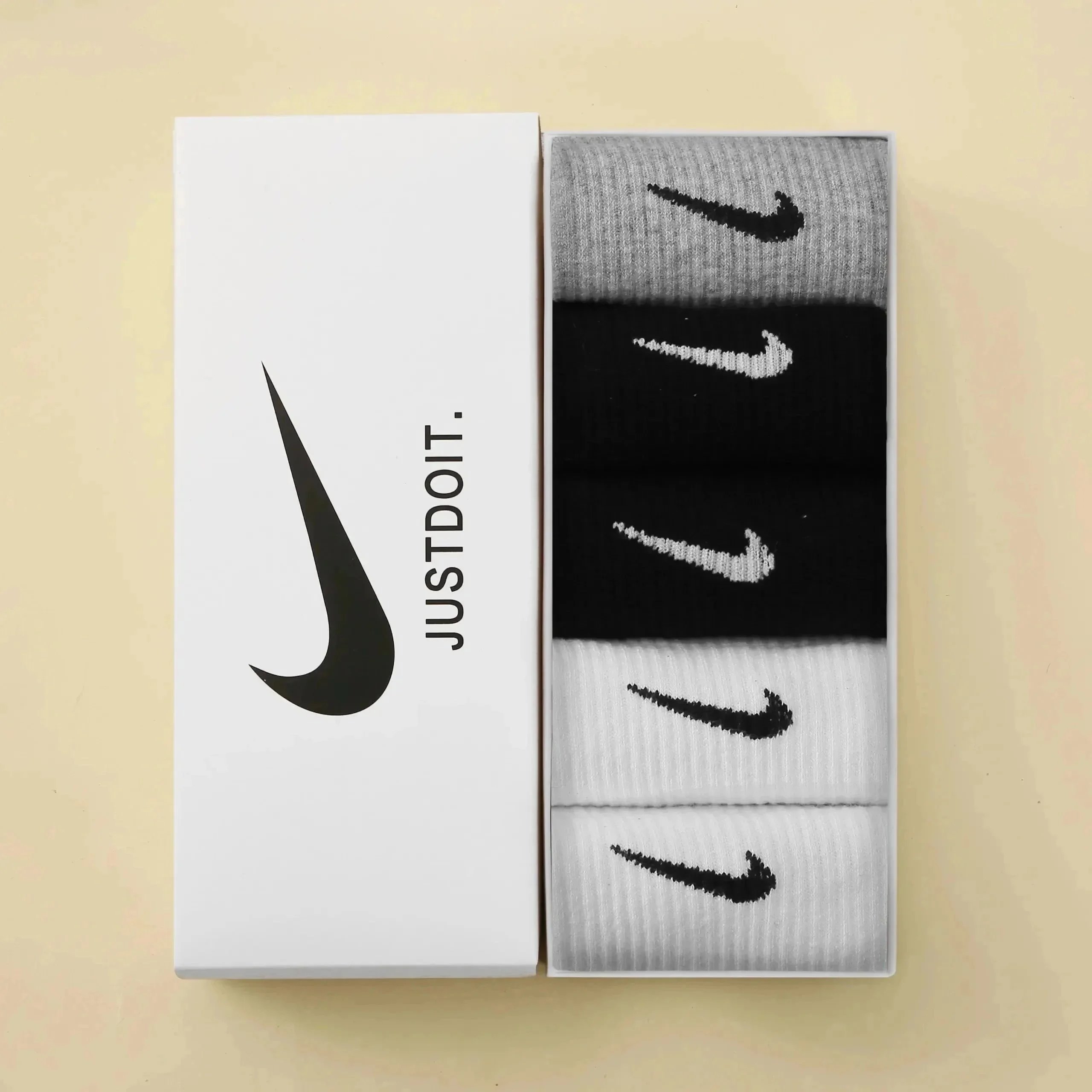 5 pairs【2black+2white+1grey) 5 pairs【2black+2white+1grey)