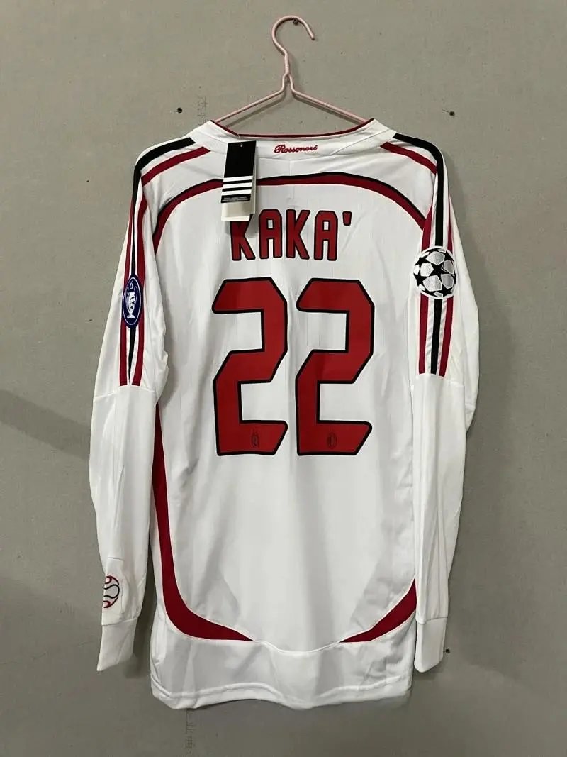 长袖#0607/AC客场欧冠版80号小罗+臂章 长袖#0607/AC客场欧冠版80号小罗+臂章