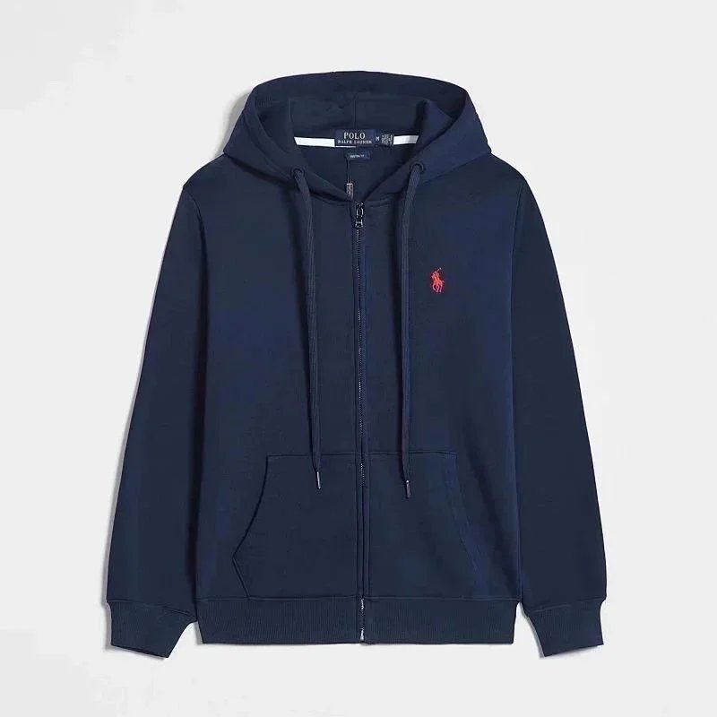 Hoodies navy blue (red logo) zipper Hoodies navy blue (red logo) zipper