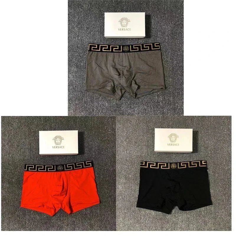 VERSACE 红+黑+深灰 礼盒装