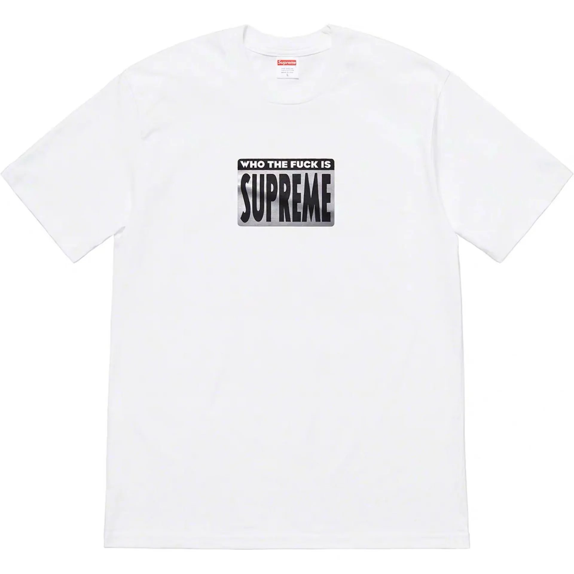 383  19SS Who The Fuck Tee白
