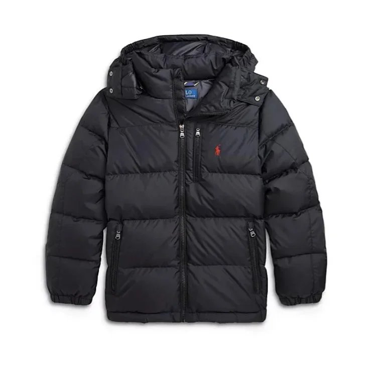 Ralph Lauren最高品质-90%白绒-黑色