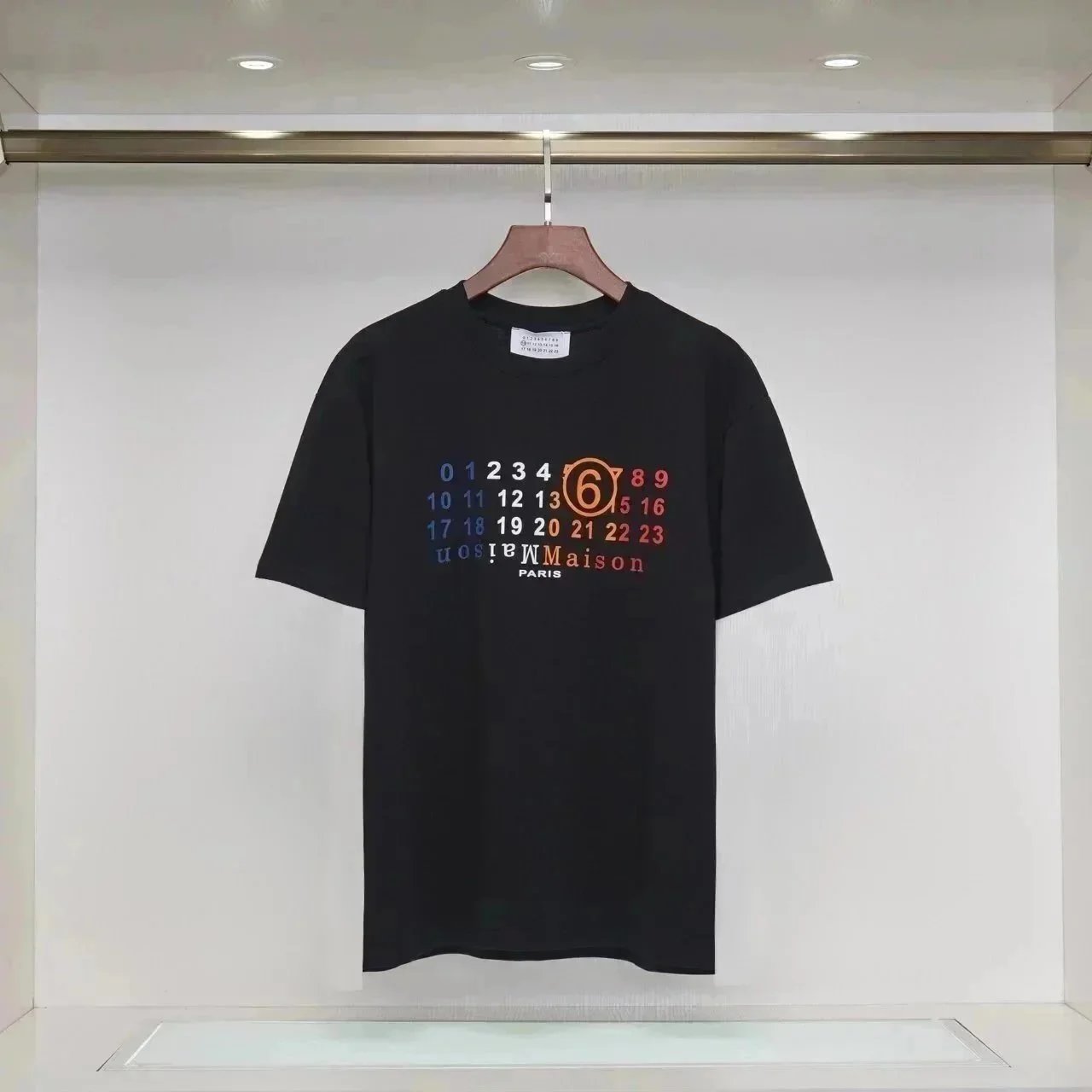 黑色彩色数字005