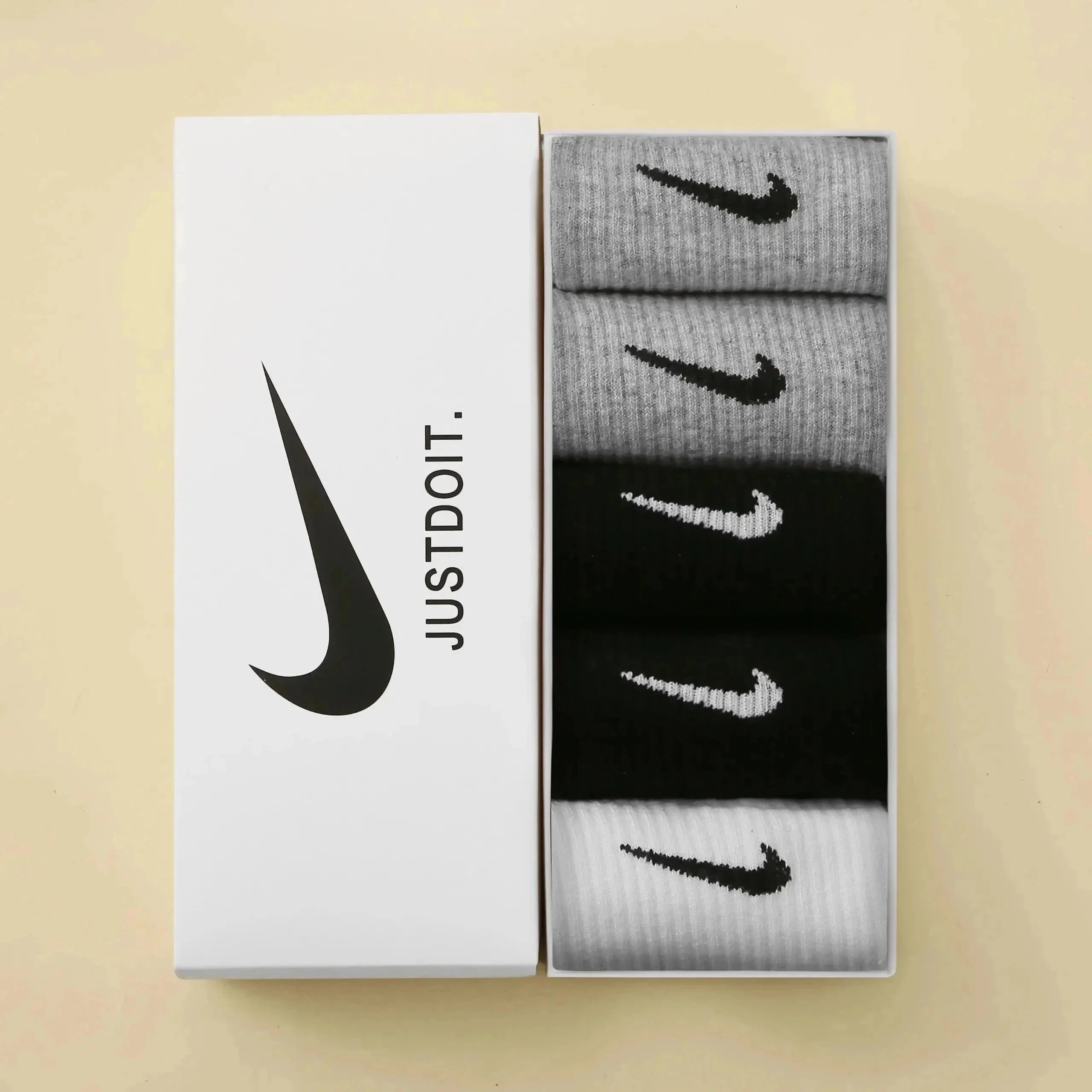 5pairs 【all black】