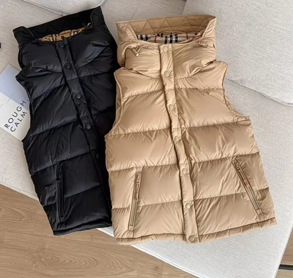 Burberry down jacket8卡其色