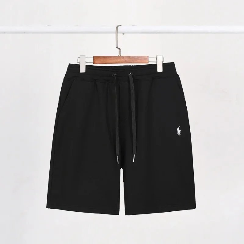 Ralph Lauren短裤黑+白标