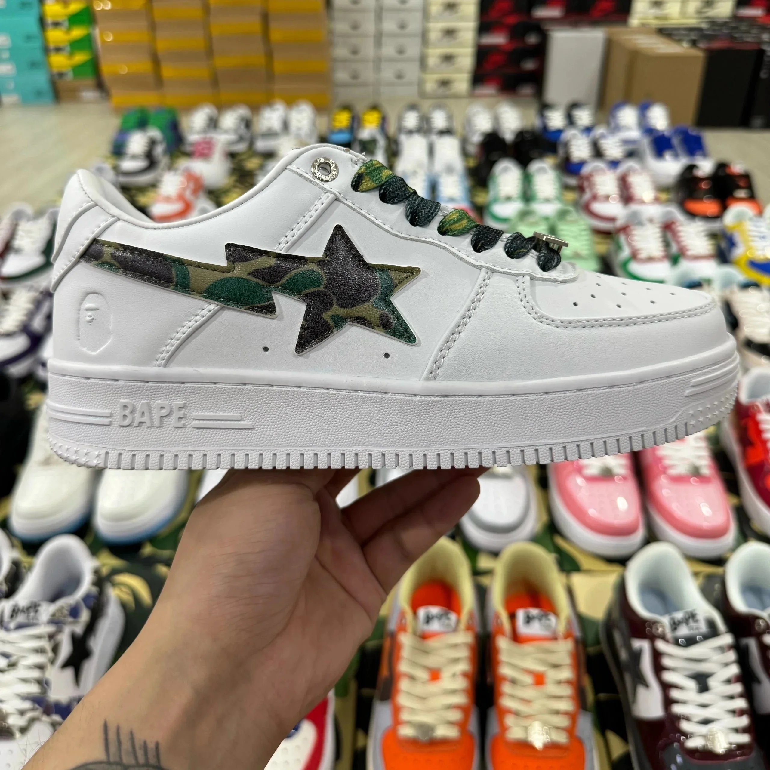白绿迷彩