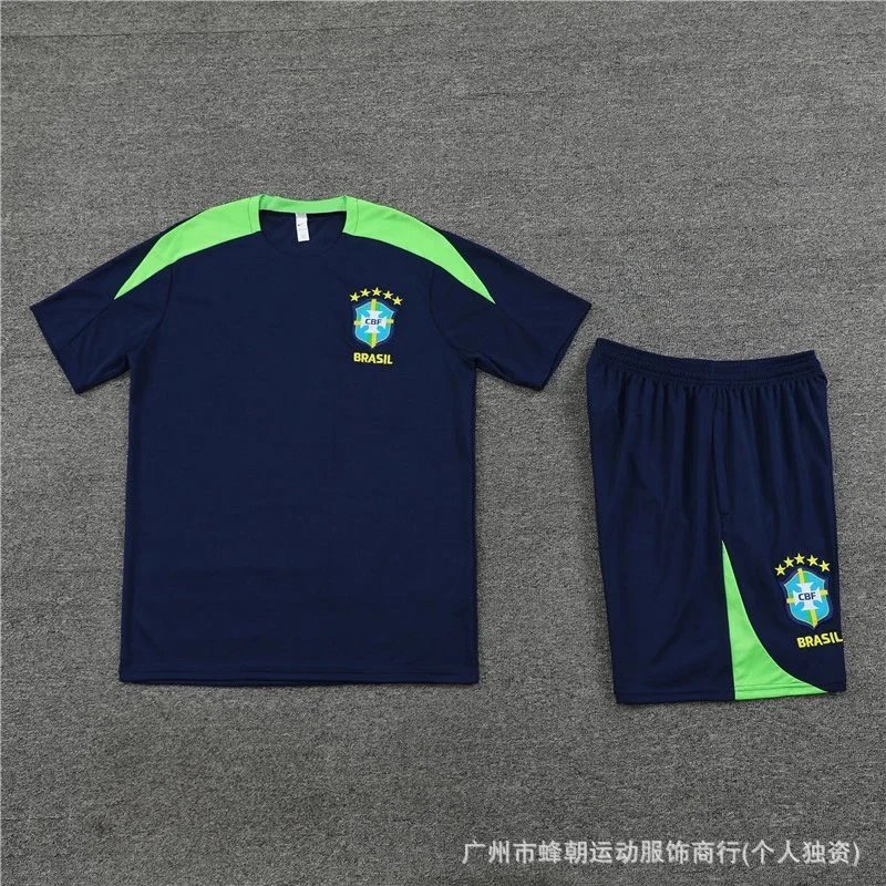 2425短袖巴西宝蓝色
