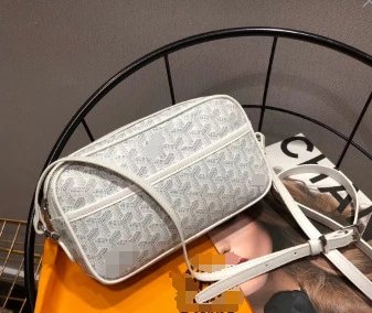 Goyard Plumet classic canvas Crossbody Bag White