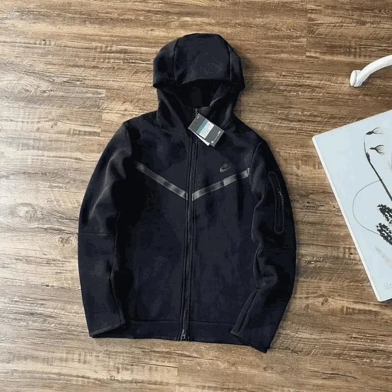 Nike Tech Fleece Full-Zip Hoodie Casual Hoodie Black