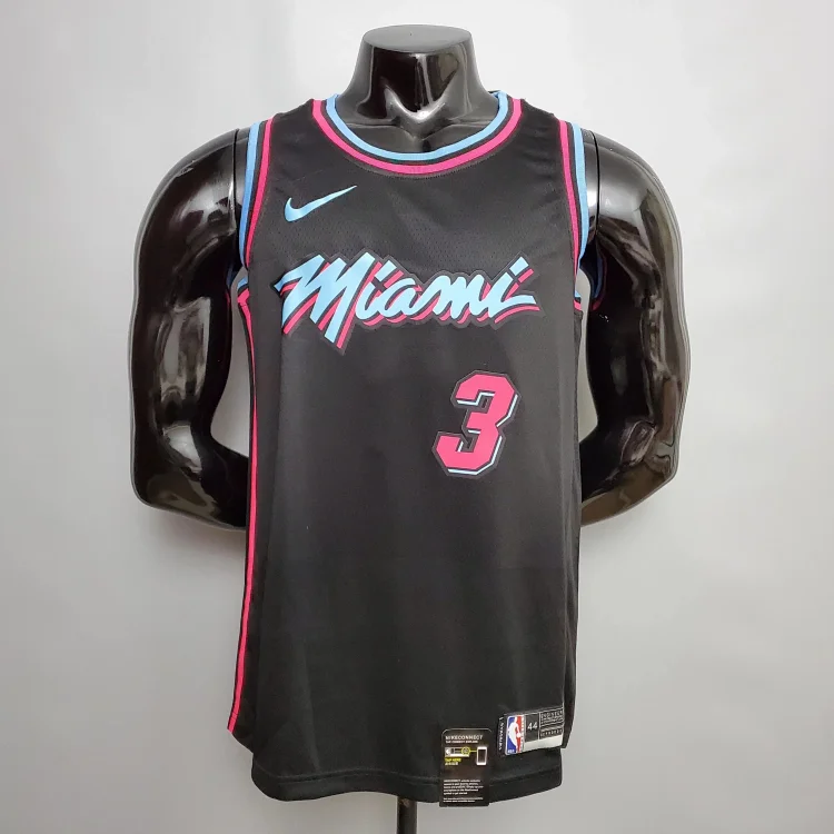 Nike Miami 3 Basketball Jersey Black