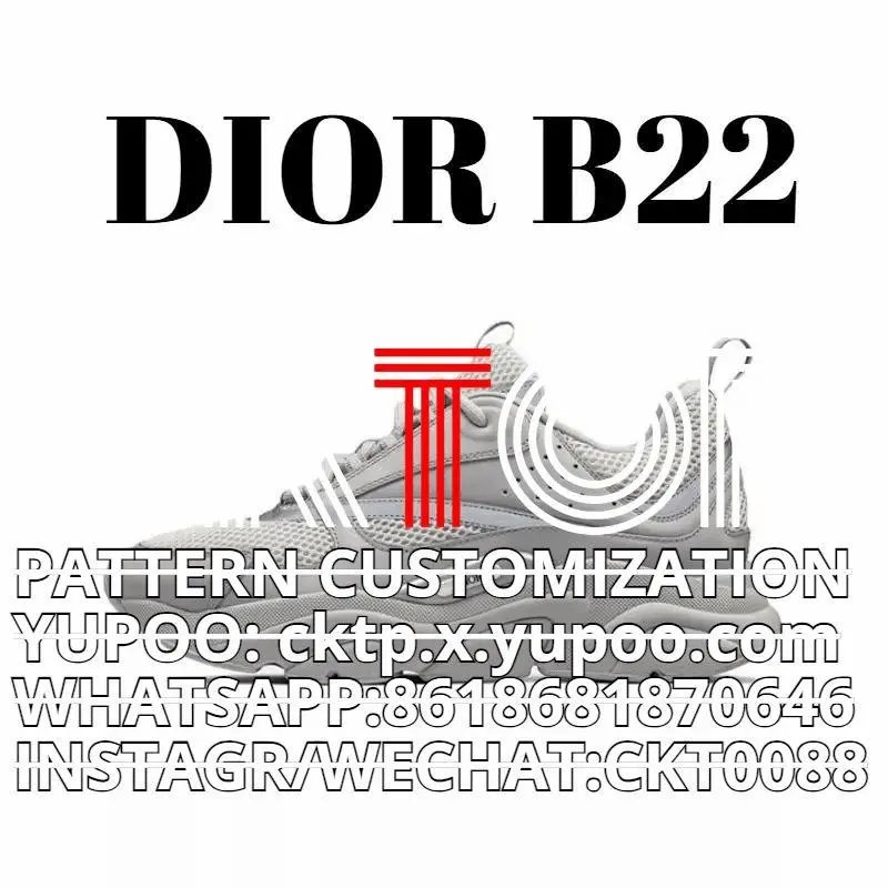 Dior B22 Chunky Sneakers White