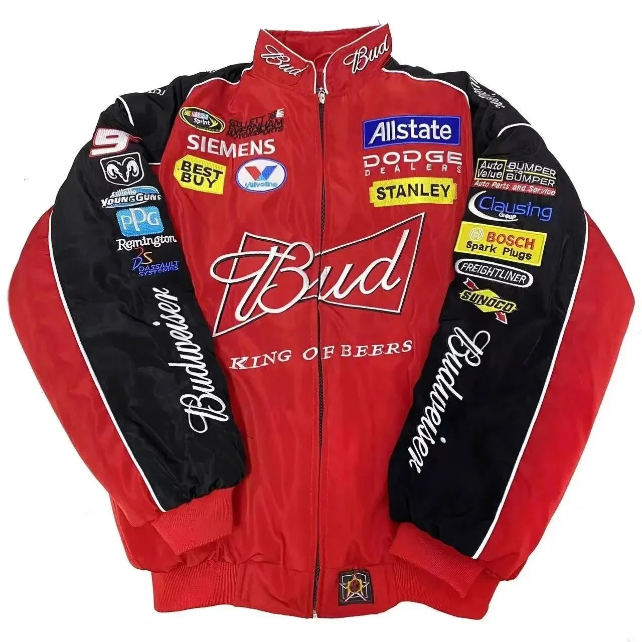 Red Budweiser (Embroidered, Cotton-Lined)