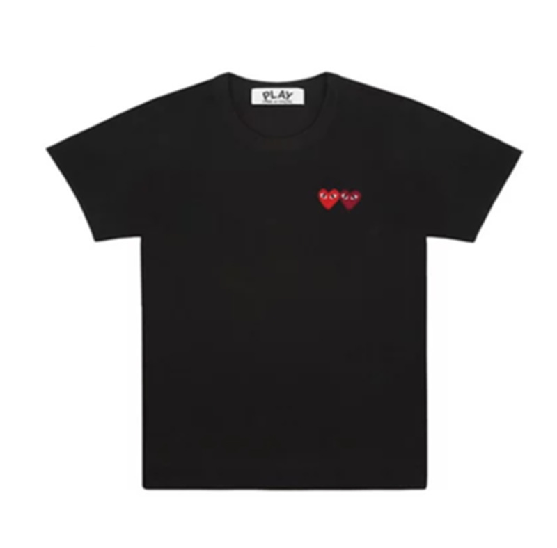 Black Double Hearts