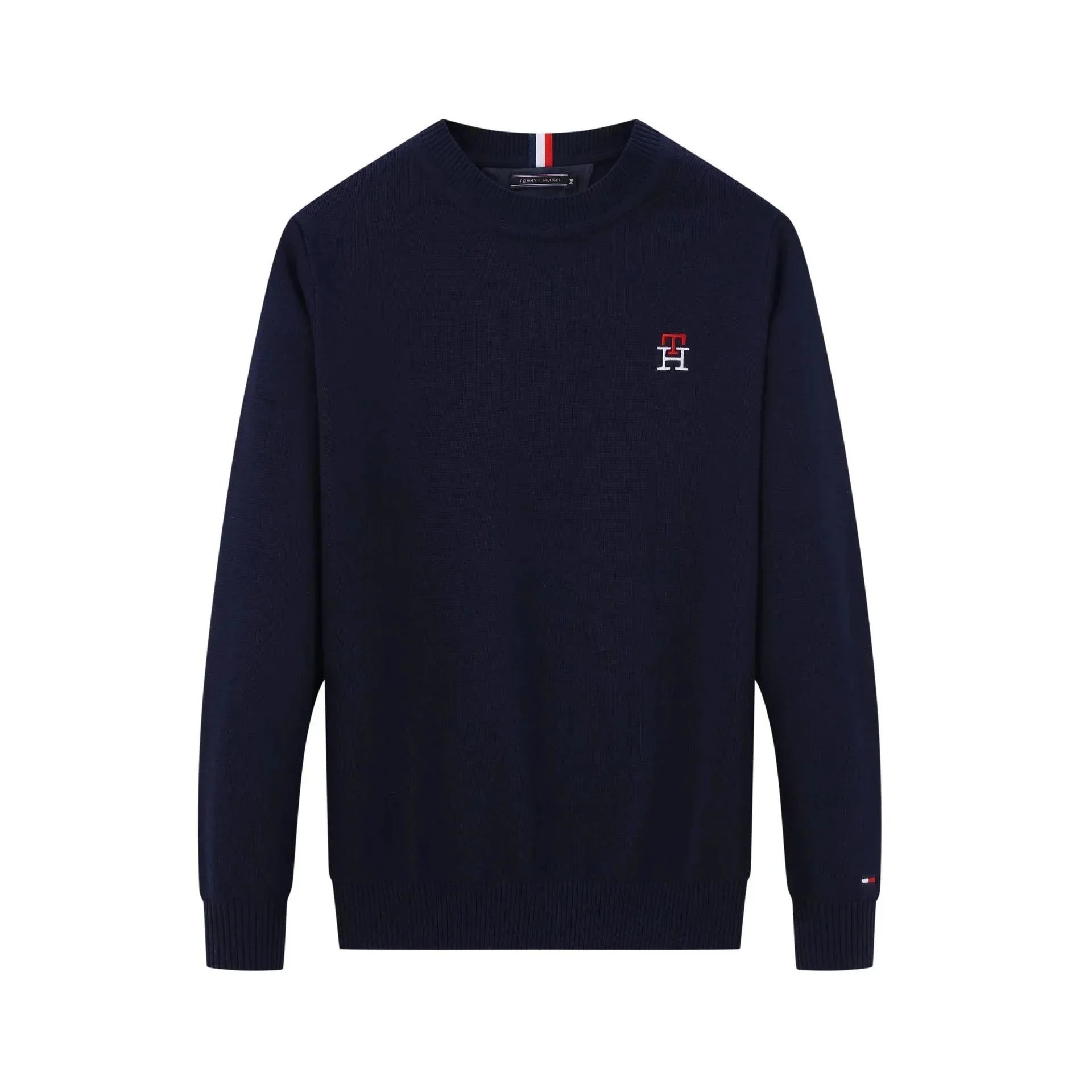 Royal blue round neck