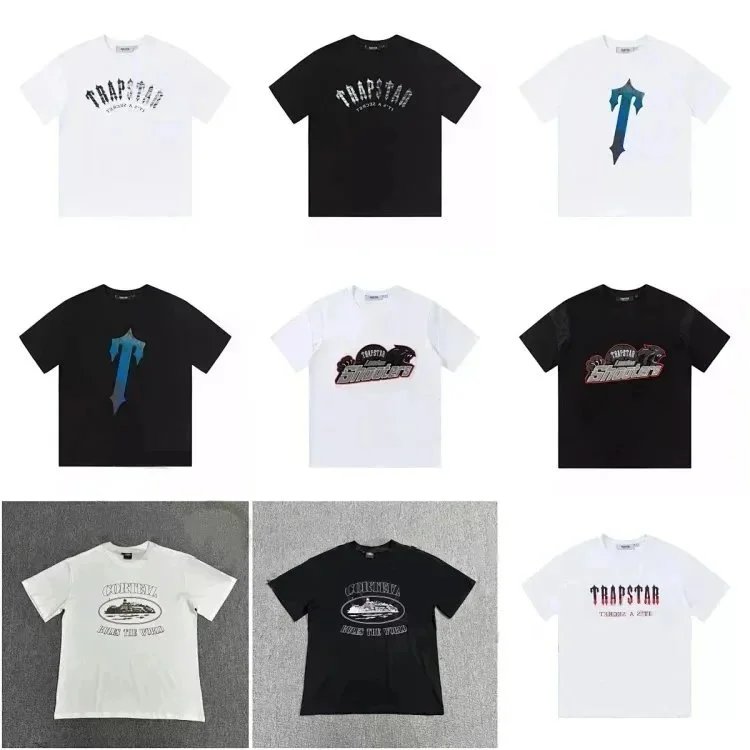 Trapstar Graphic Casual Cotton T-Shirts Multicolor