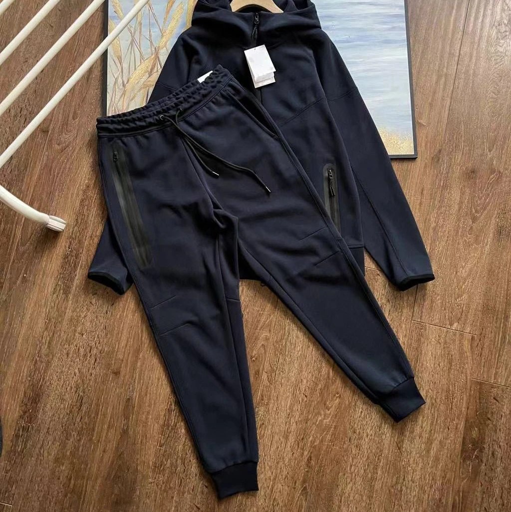 藏青色双侧拉链套装 藏青色双侧拉链套装