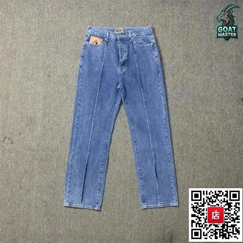 蓝色牛仔长裤 蓝色牛仔长裤