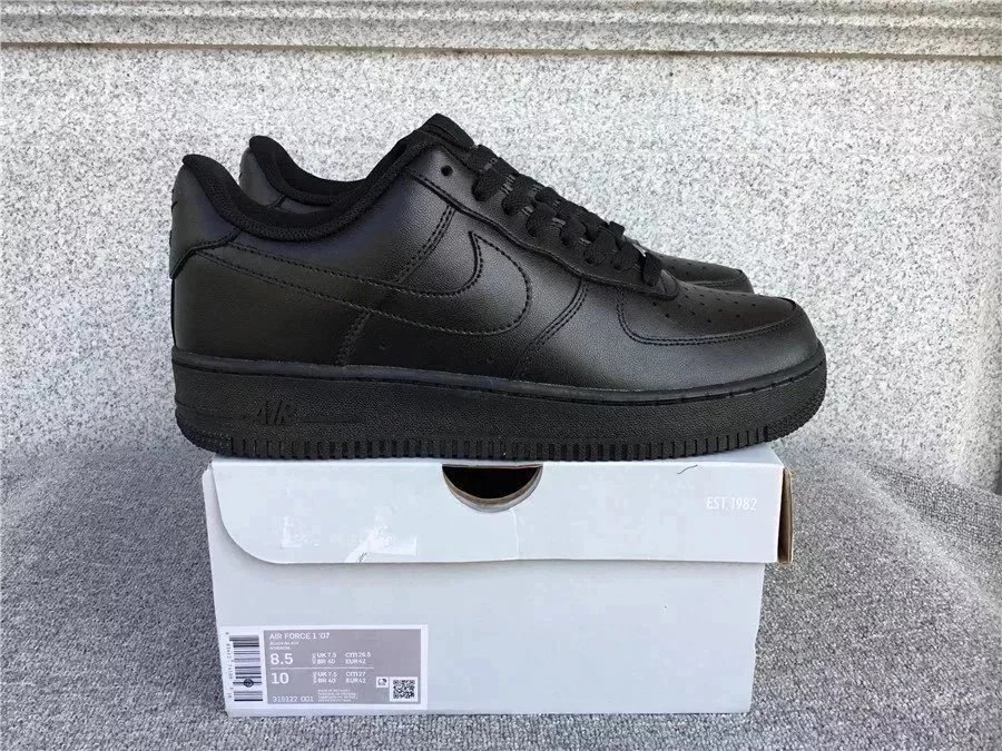 黑色AF1 黑色AF1