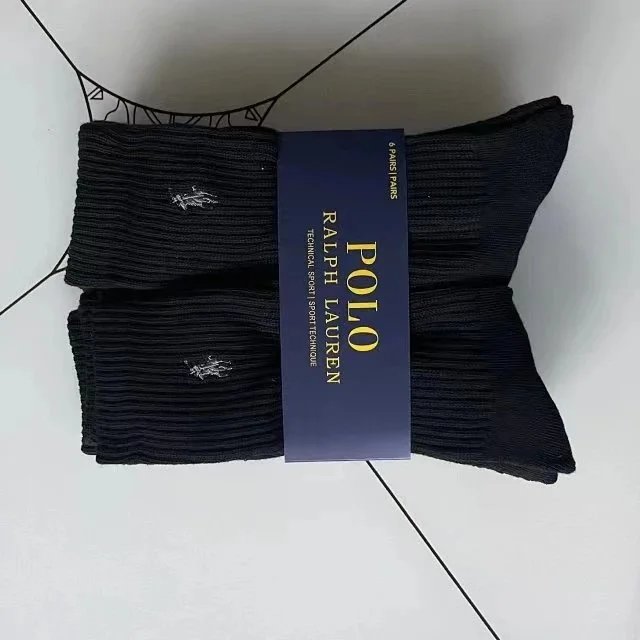 SIX PAIRS 黑色高筒【毛巾底】 SIX PAIRS 黑色高筒【毛巾底】