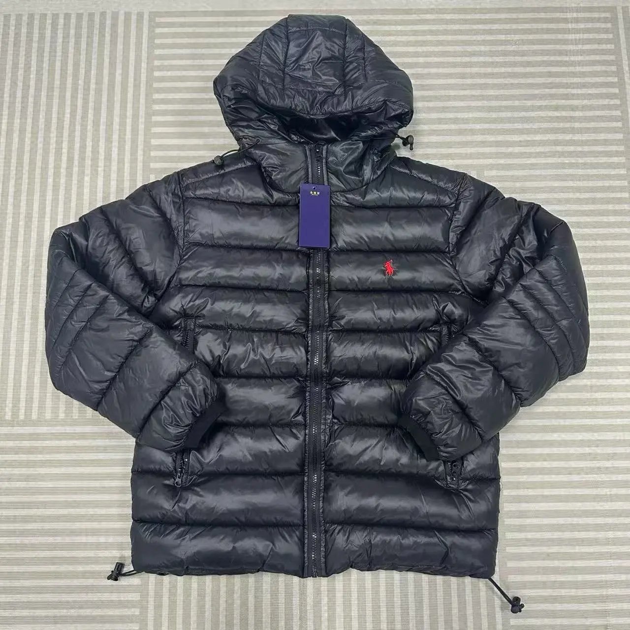 Ralph Lauren刺绣羽绒服-黑色 Ralph Lauren刺绣羽绒服-黑色