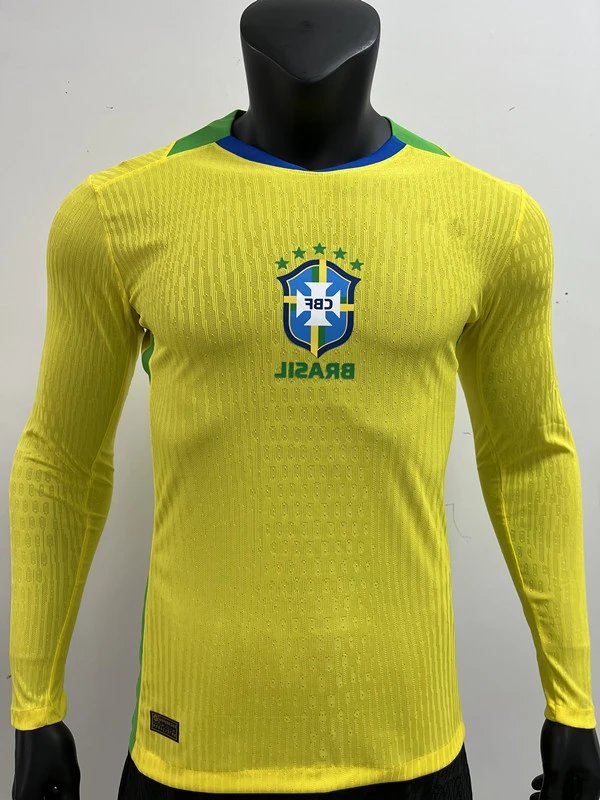 2526巴西主场长袖 2526巴西主场长袖