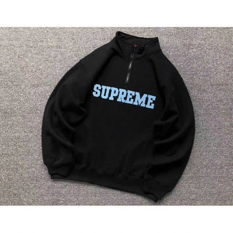 E582#半拉链卫衣黑色 E582#半拉链卫衣黑色