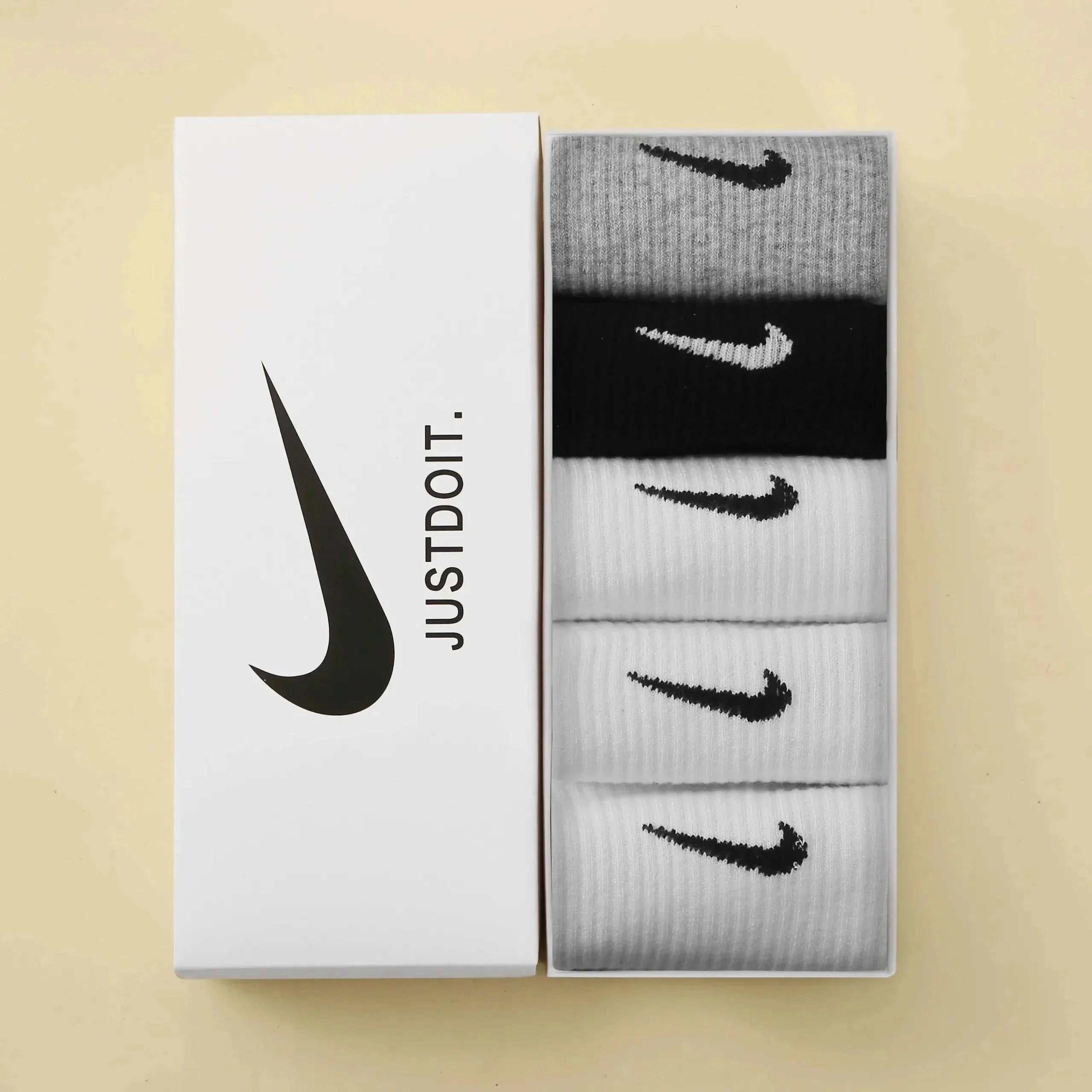 5 pairs【3white+1grey+1black】 5 pairs【3white+1grey+1black】